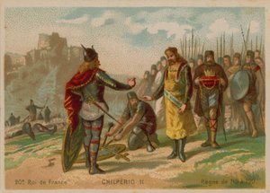 Chilperic II, Fransa Kralı (c 672-721) by French School