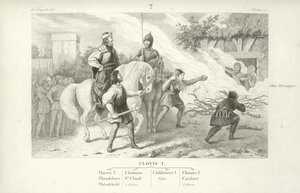 Chlothar I, Frankların Kralı by French School