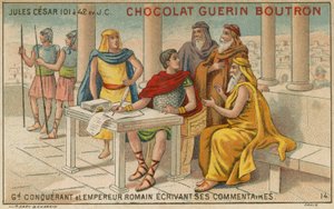 Chocolat Guerin Boutron ticaret kartı by French School