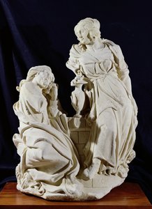 İsa ve Samiriyeli Kadın by French School