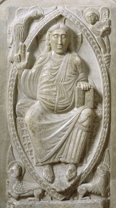 Gezici (mermer) gelen Majesteleri İsa by French School