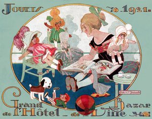 Noel oyuncakları. 1921 (gravür) by French School