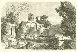 Cimetiere romain, bir Arles (gravür) by French School