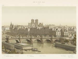 Cite ve Pont-Neuf, 1840 by French School