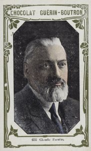 Claude Farrere (renkli fotoğraf) by French School