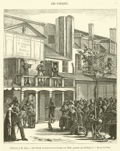 Madam Baur Koleksiyonu, 1816 civarında Boulevard du Temple