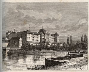 Ticaret - La Meuse (55), Lorraine, Fransa - V.A. Malt-Brown tarafından “La France illustrée: coğrafya, tarih, istatistiksel yönetim” de gravür. 1884 by French School