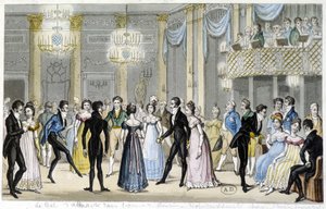 Şirket balosu, 19. yüzyılın başlarında by French School
