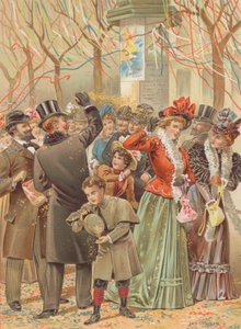 Konfeti (chromolitho) by French School