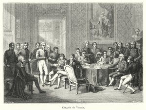 Viyana Kongresi (gravür) by French School