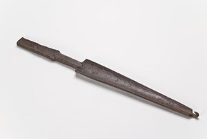 Konik kaşık burgu veya rayba, 1574 (dövme demir)