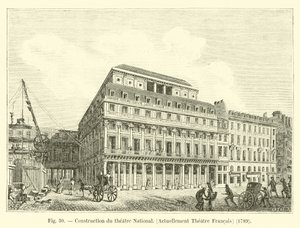 Ulusal Tiyatro İnşaatı, Şu Anda Theatre Francais, 1789 by French School