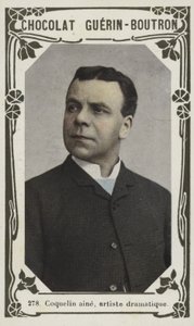 Coquelin aine, dramatik sanatçı (renkli fotoğraf) by French School