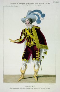 Maleuvre tarafından oyulmuş, Hautecoeur-Martinet tarafından basılmış, Bu Adlı Operadaki Don Giovanni