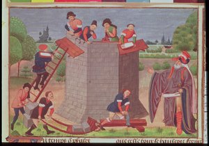 Cott Ağu V fol.22 Babil Kulesi