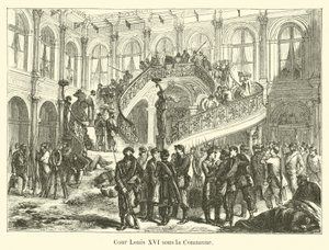 Komün altında Louis XVI mahkemesi by French School