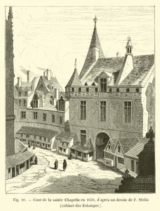 Cour de la Sainte Chapelle, 1630