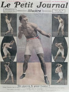 Carpentier ve Dempsey arasındaki Kavgayı içeren Le Petit Journal