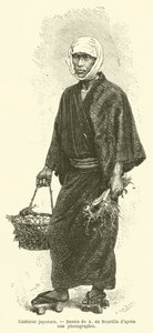 Japon aşçı (gravür) by French School