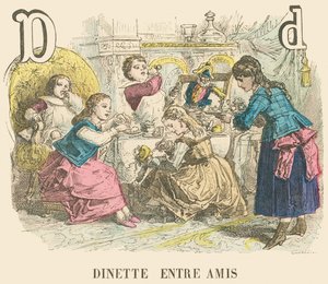D: Arkadaşlarla yemek by French School