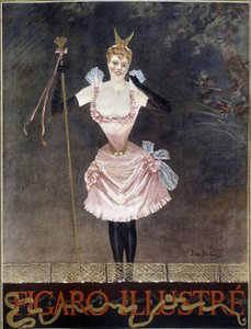 Dansçı - “” Figaro Illustrated”ın kapağı, n.d. by French School
