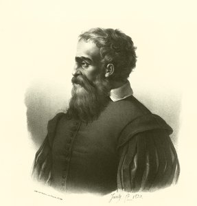 Daniele da Volterra, portre (gravür) by French School