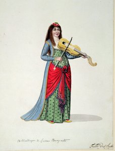 Padişah kızı, Osmanlı dönemi, 18. yüzyılın üçüncü çeyreği (kağıt üzerinde wc) by French School