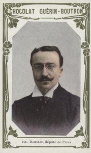 Dausset, Paris milletvekili (renkli fotoğraf) by French School