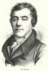 De Bonald (gravür) by French School