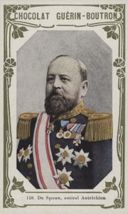 De Spaun, Avusturyalı amiral (renkli fotoğraf) by French School