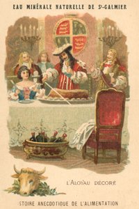 Süslenmiş sığır filetosu (chromolitho) by French School