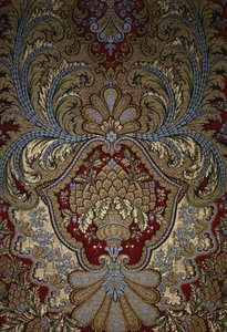 Goblenden Dekoratif Detay, Versailles Sarayı (tekstil) by French School