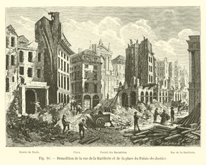 Rue de la Barillerie ve Place du Palais-de-Justice