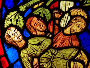 St Martin - ve Çam Ağacı mucizesi (eski Varennes-Jarcy - aslen Abbey de Gercy