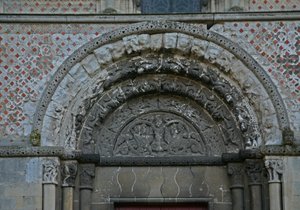 Kuzey kapısının bir detayını gösteren by French School