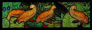 dört keklik tasvir by French School