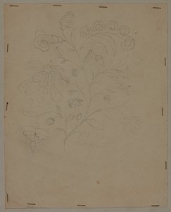 Tasarım Çizimi, 18. yüzyıl sonu by French School