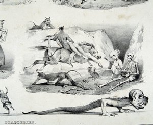 Diableries (şeytanın görüntüleri) - Le Poitevin tarafından by French School