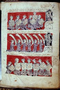 Yoksullara giysi ve yiyecek dağıtımı, Hubant Koleji öğrencilerinin yaşam manzaraları, Latin Mahallesi