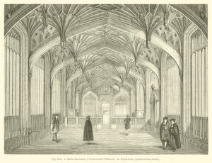 İlahiyat Okulu, Bodleian Kütüphanesi, Oxford (gravür) by French School