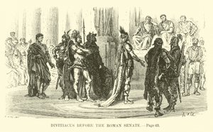 Divitiacus, Roma Senatosu