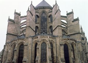 doğu ucundan Çift Uçan Payandalar by French School