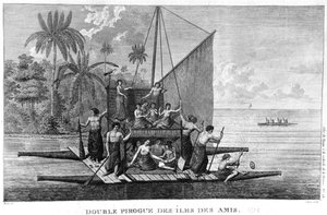 Dost Adaların Çifte Pirogue