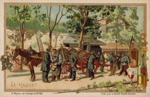 Dray (kromolito) by French School