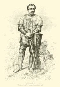 Du Guesclin (gravür) by French School