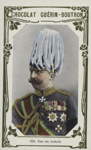 Duc de Anhalt (renkli fotoğraf) by French School