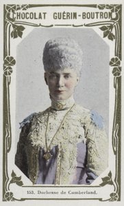 Duchesse de Cumberland (renkli fotoğraf) by French School