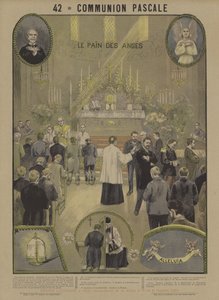 Paskalya Cemaati (renkli taş) by French School