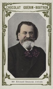 Edouard Drumont, ecrivain (renkli fotoğraf) by French School