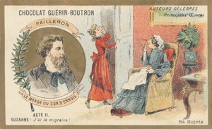 Edouard Pailleron (1834-1899) Fransız oyun yazarı, şair ve gazeteci, “Le monde ou l